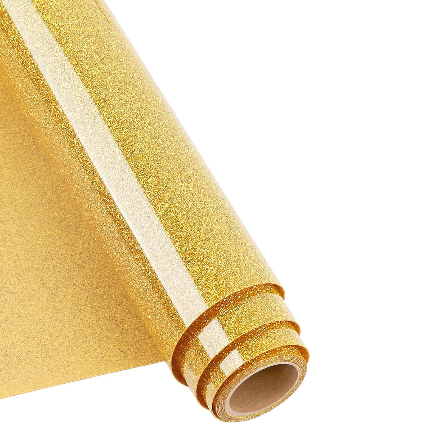 Vinyl Glitter Gold example
